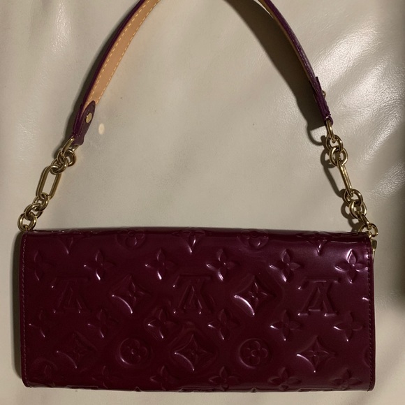 Louis Vuitton Vernis Sunset Boulevard Clutch Bag Violette Purple - Picture 6 of 12